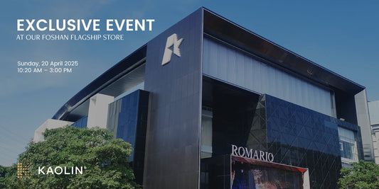 JOIN US FOR AN EXCLUSIVE EVENT AT OUR FOSHAN FLAGSHIP STORE