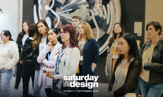 JOIN US FOR SATURDAY INDESIGN 7TH SEPTEMBER