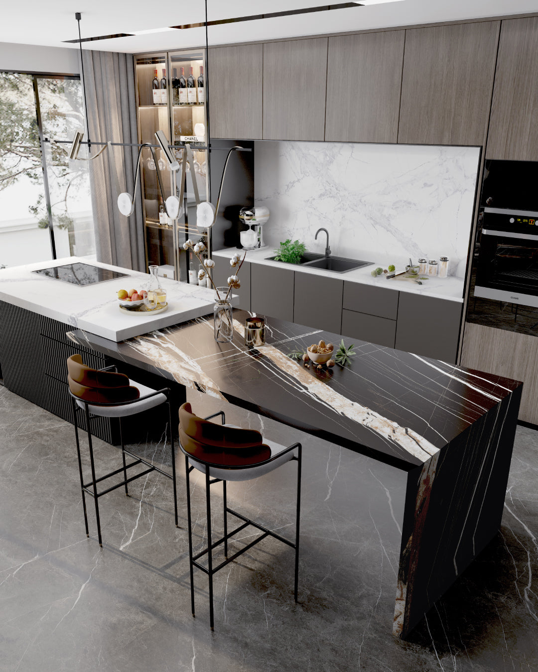 NATURAL VEIN LAURENT BLACK