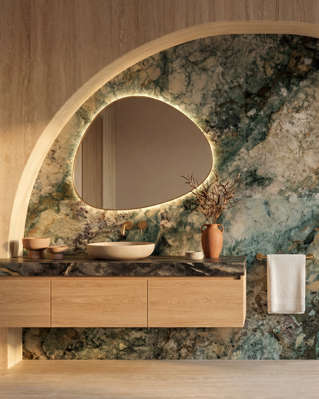 Royal Green Jade Porcelain Tiles - Precious Stone - Kaolin Surfaces