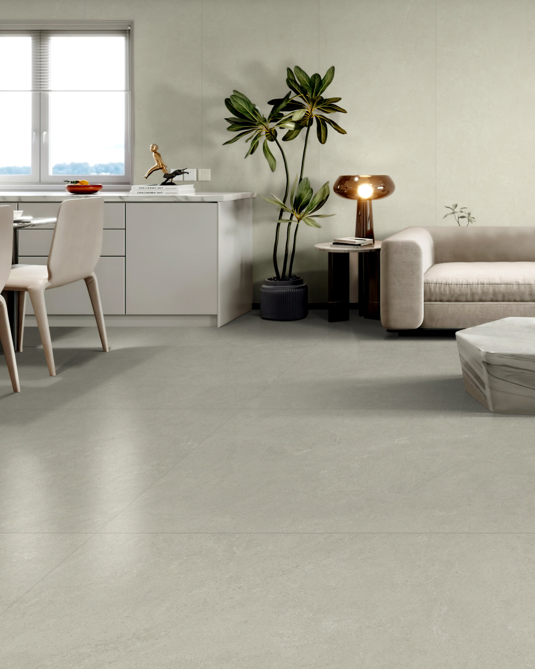 Tile Paster Venetian Plaster Porcelain Tiles - Concrete Look - Kaolin Surfaces