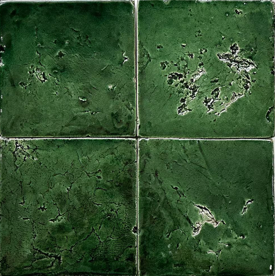 Cathay Green crackle glaze tile