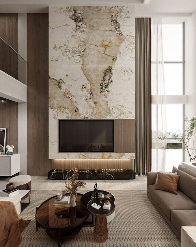 Natural Vein Grand Patagonia Porcelain Tiles - Kaolin Surfaces
