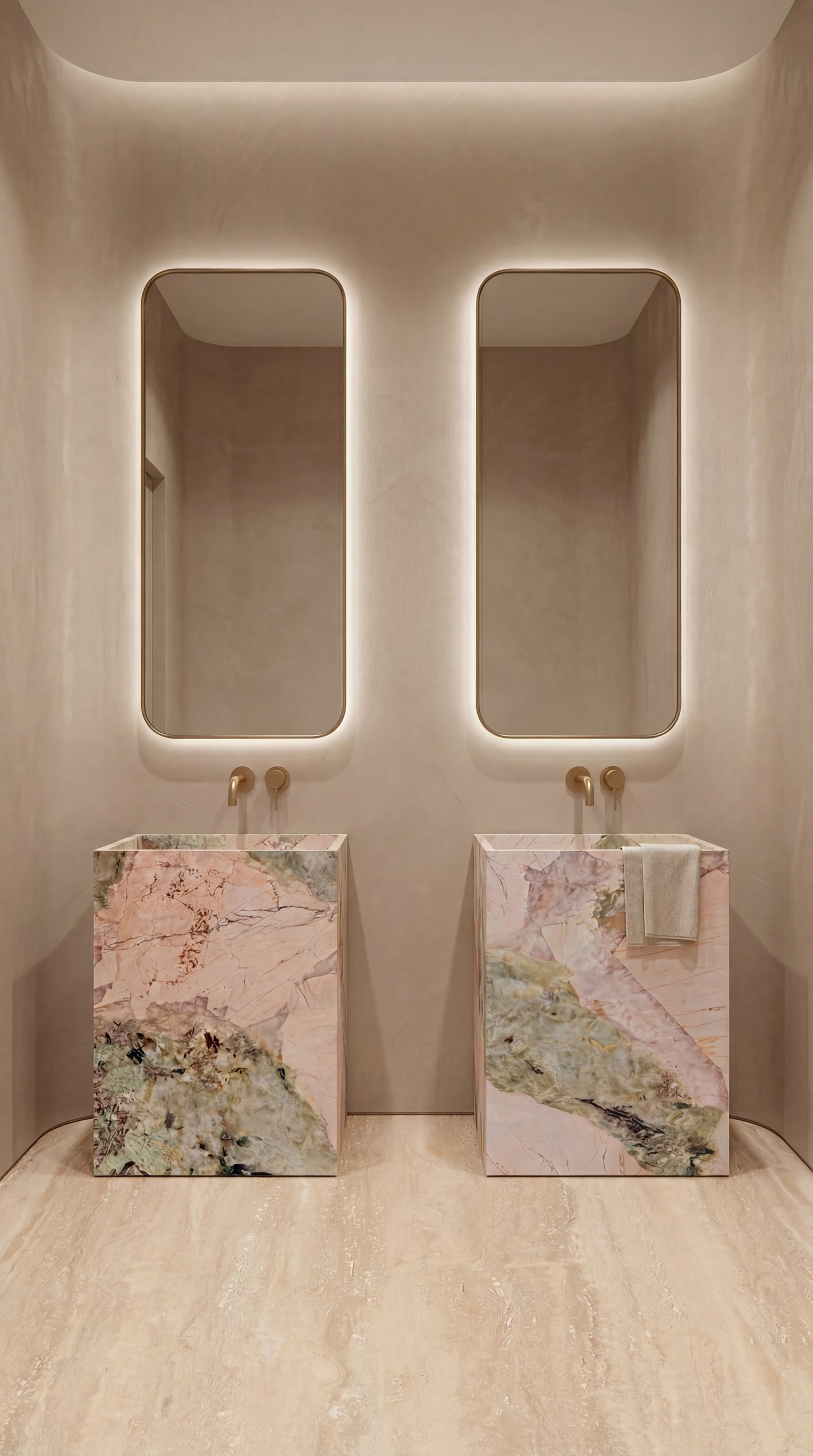 PEDESTAL VANITIES