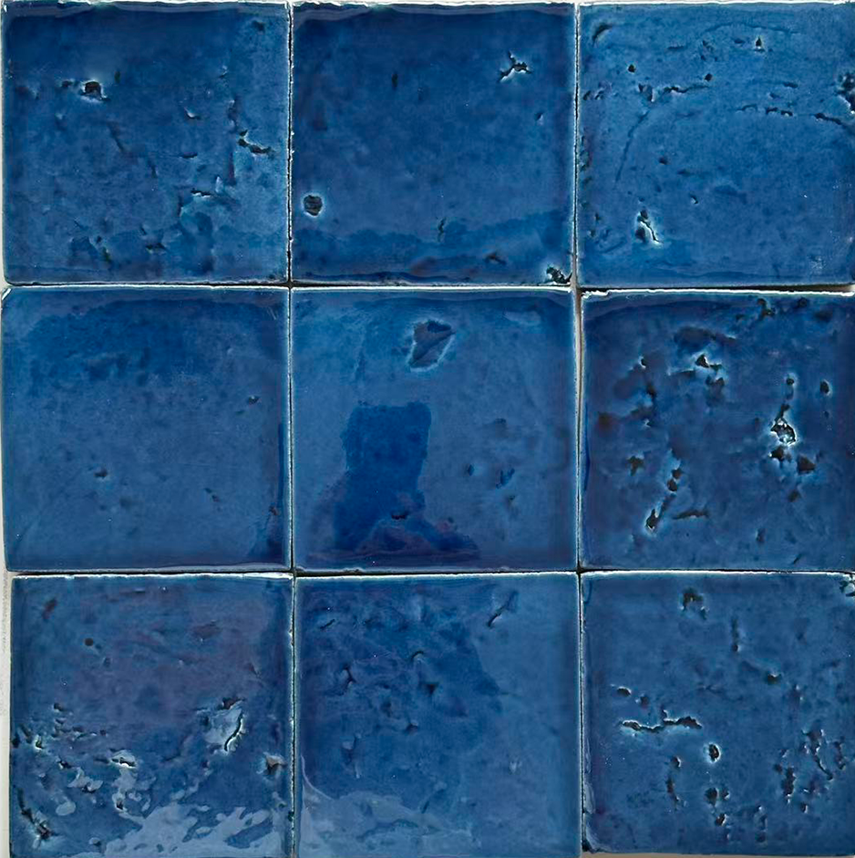 Persian Blue crackle glaze tile