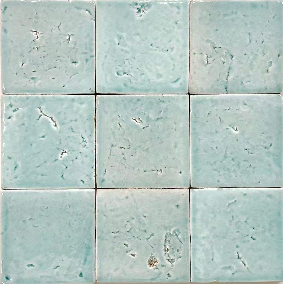Sky Celadon crackle glaze tile