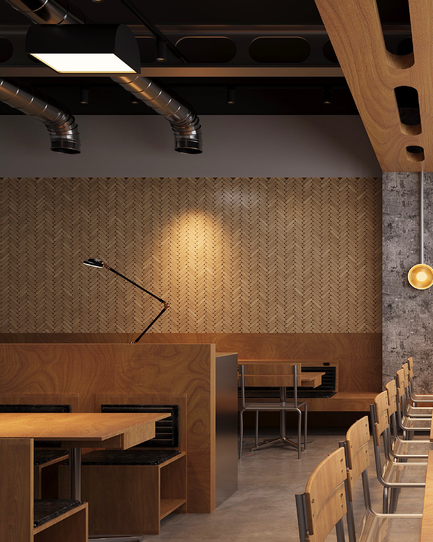 Ovaletti Herringbone / Vein Cut Noce Travertine