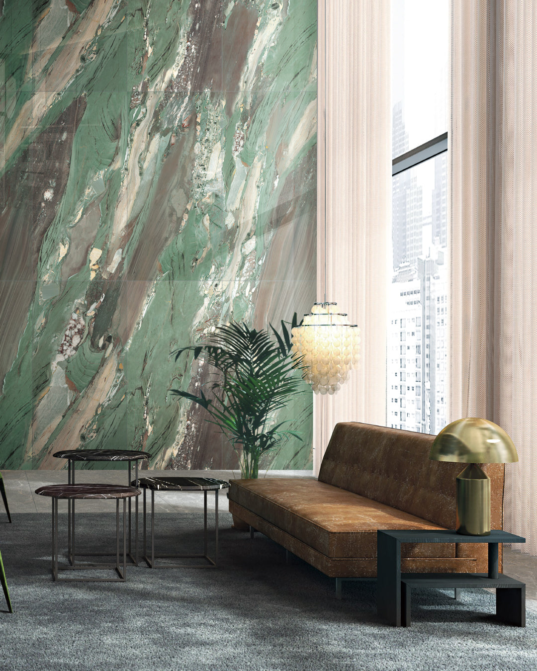 Four Seasons Green Marble Porcelain Tiles - Kaolin Surfaces