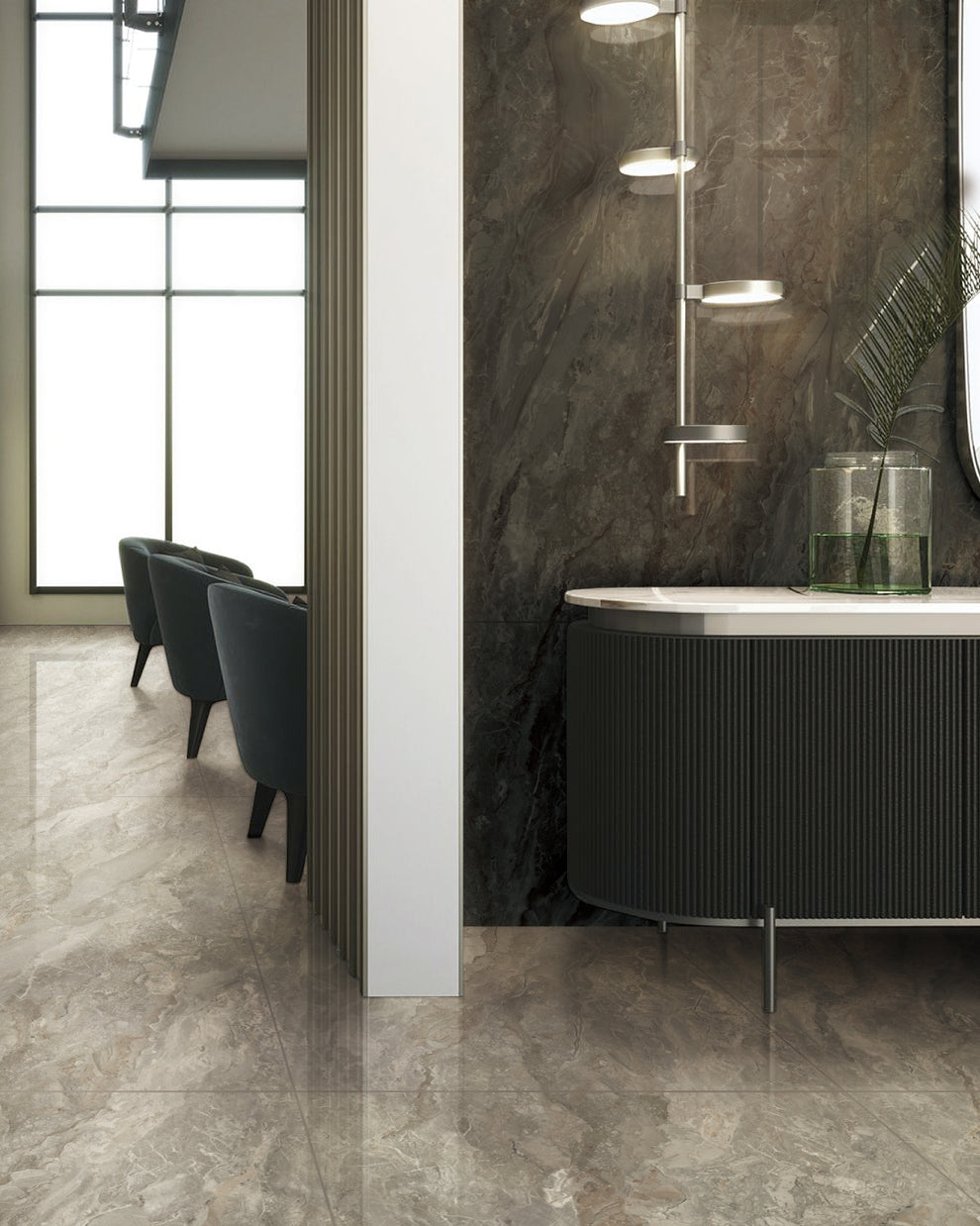Tomento Stone Tormento Quartzite Brown Porcelain Tiles - Endless Vein® 2.0 - Kaolin ...