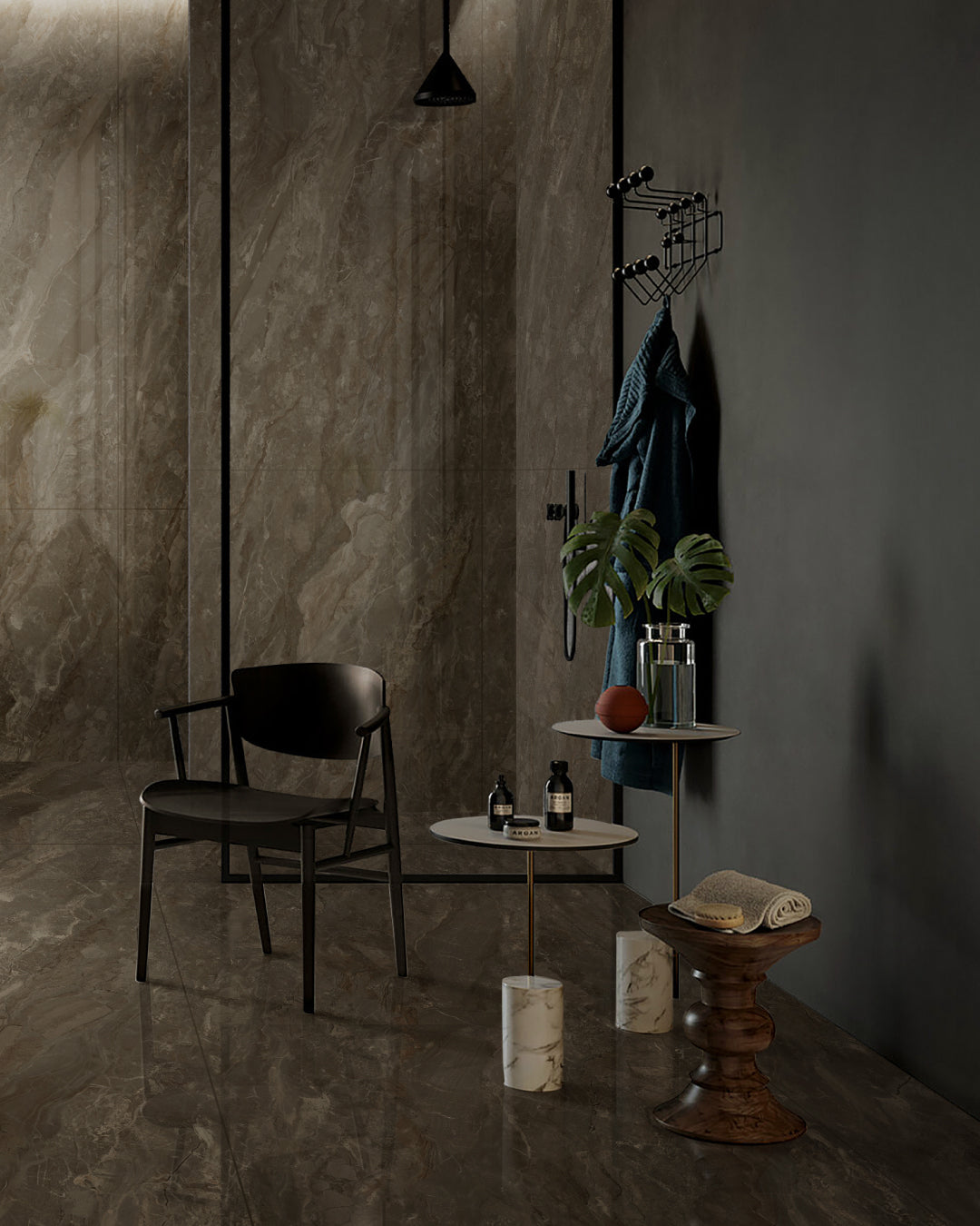 Tormento Quartzite Brown Porcelain Tiles - Endless Vein® 2.0 - Kaolin ...
